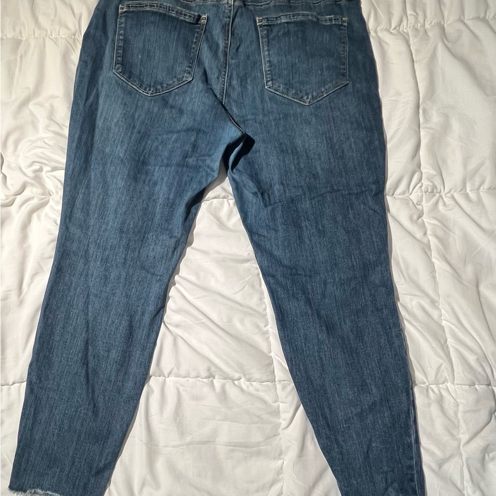 Evri Skinny Blue Jeans Womens Size 18W